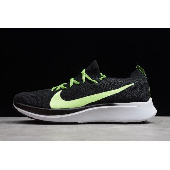 Nike Zoom Fly Flyknit Black Green-White AR456-400 Shoes